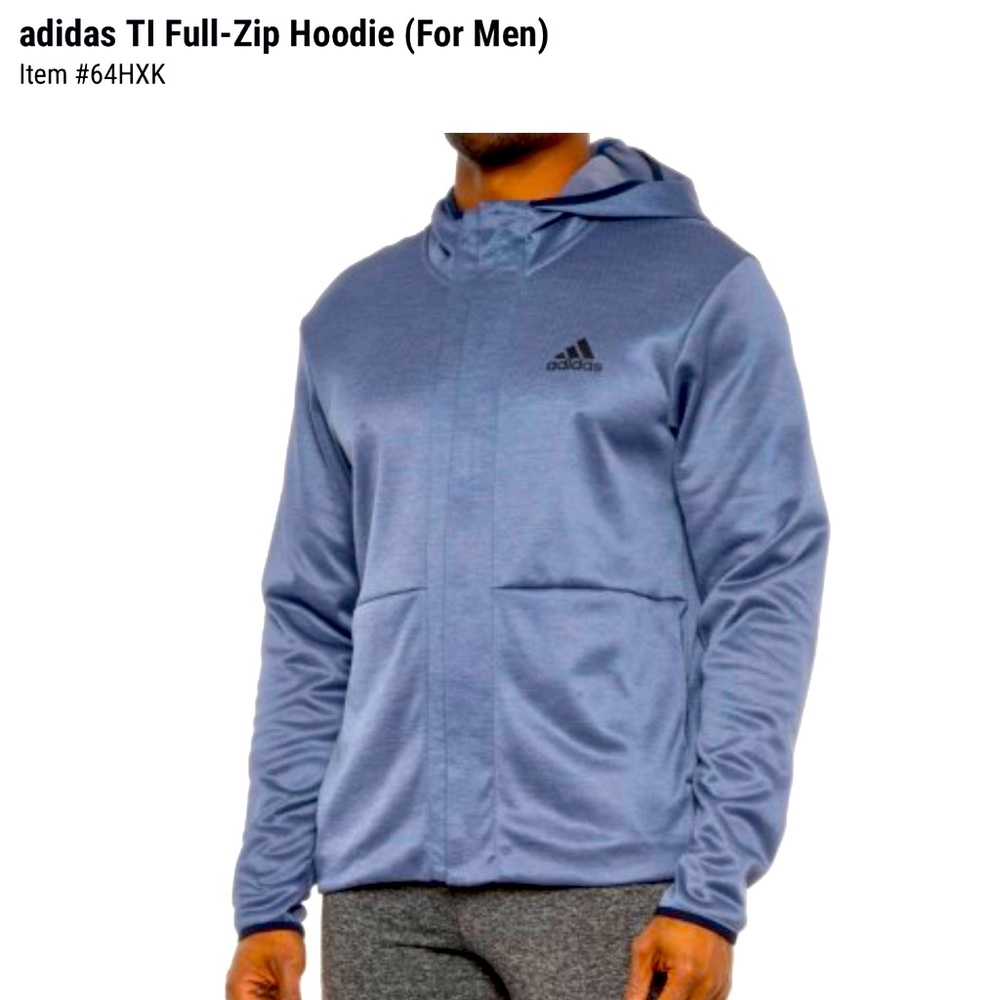 NWT Men’s Adidas Tl Full Zip Hoodie